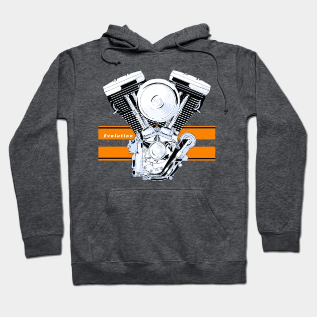 Darwin twin 2 Hoodie by motomessage